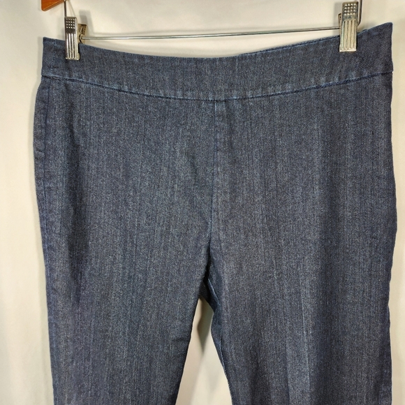Dana Buchman Blue Side Zipper Pants Size 10 - Picture 2 of 9
